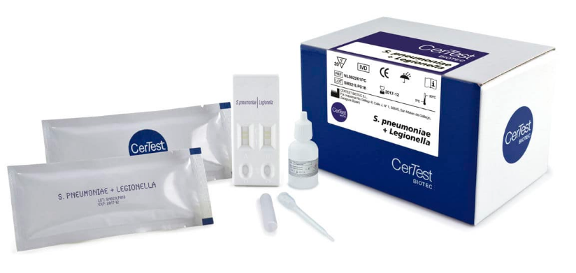 Prueba para Legionella CerTest BIOTEC