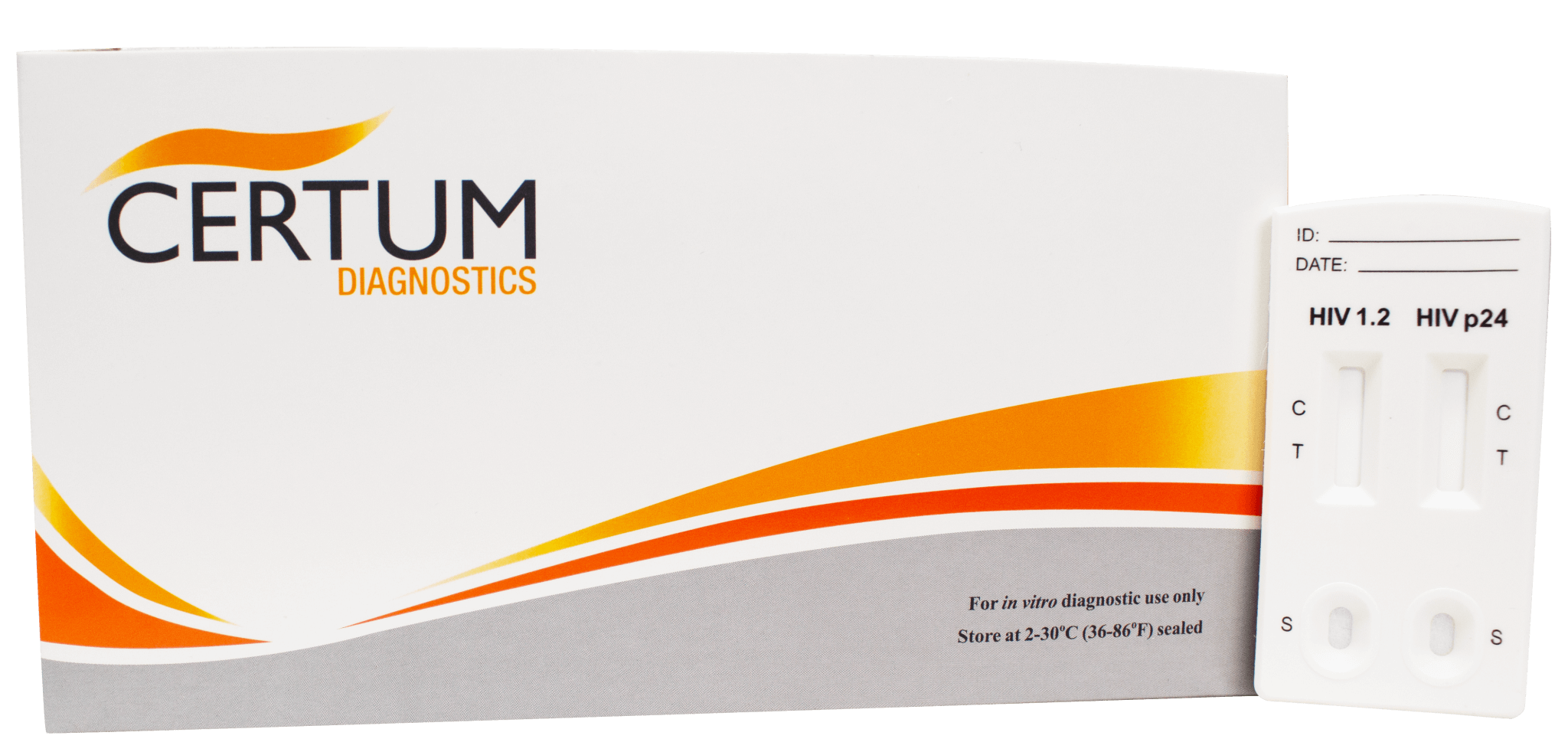 Prueba de HIV cuarta generacion Certum